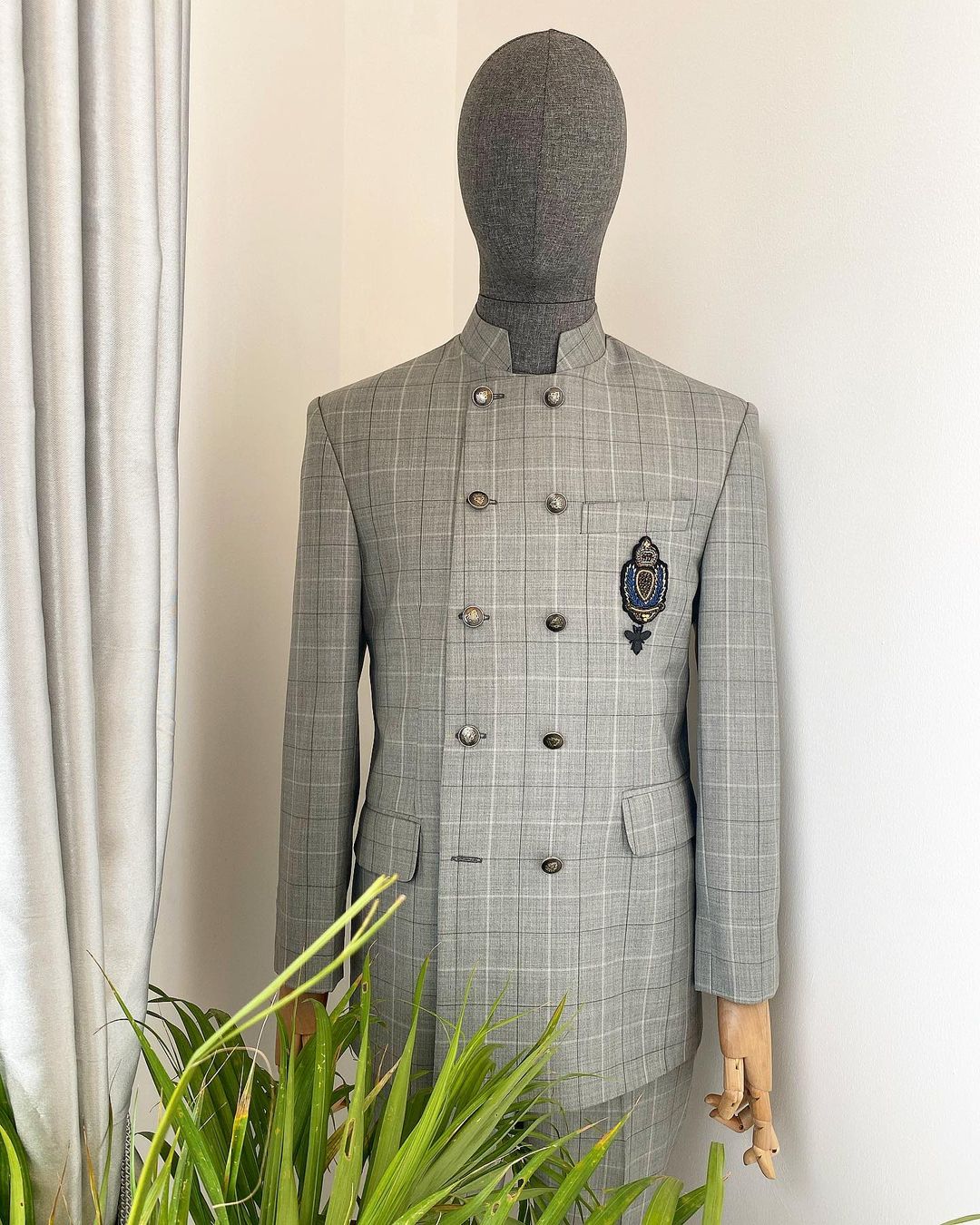 Dejiandkola - A Reloaded Pin Stripe “French” safari suit