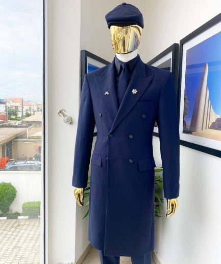Shop Bespoke Men'S Trench Coat Suit | Buy Online Africa - Deji & Kola