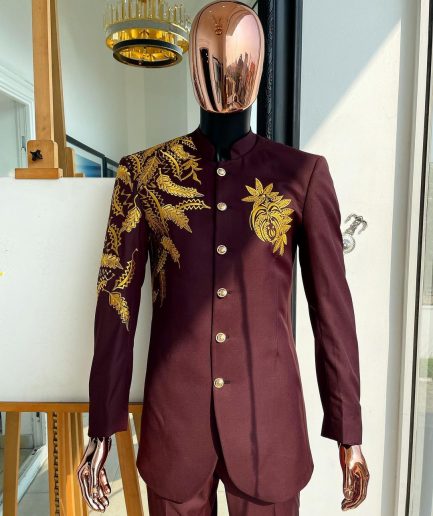 safari suit back design