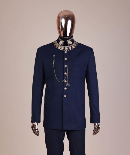 New Ethnic Royal Blue Color Safari Suit for Men for Parties and Festive  Occasions and Events and Wedding and Casual Wear - Etsy Israel