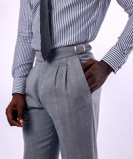 Khaki Linen Lightweights - Bespoke Men's Summer Trousers - SPOKE - SPOKE